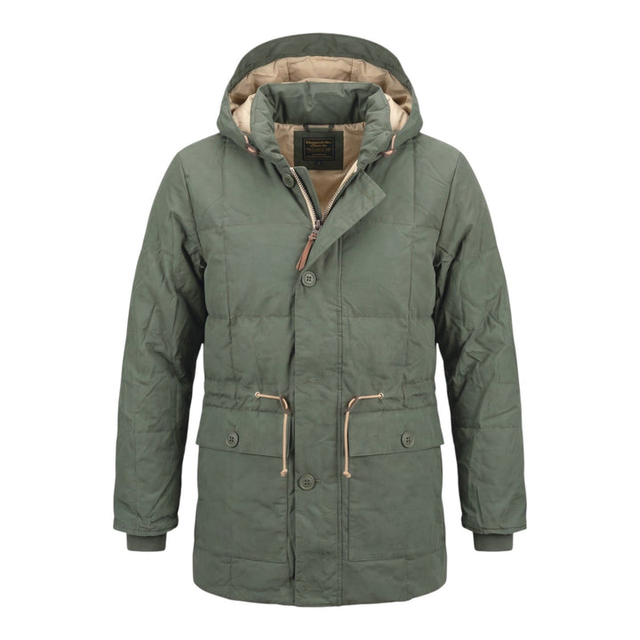 Chesapeake's EXPEDITION DOWN PARKA HBT WAXED ARMY GREEN Verde - foto 1