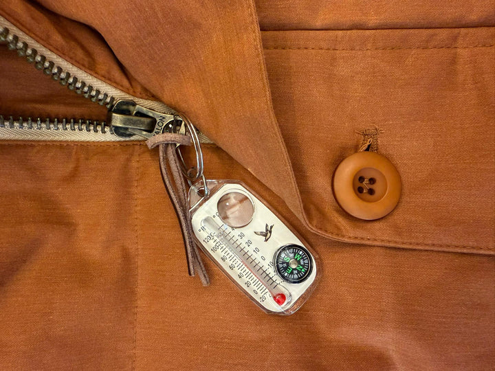 Chesapeake's EXPEDITION DOWN PARKA HBT WAXED DARK ORANGE Arancione - foto 1