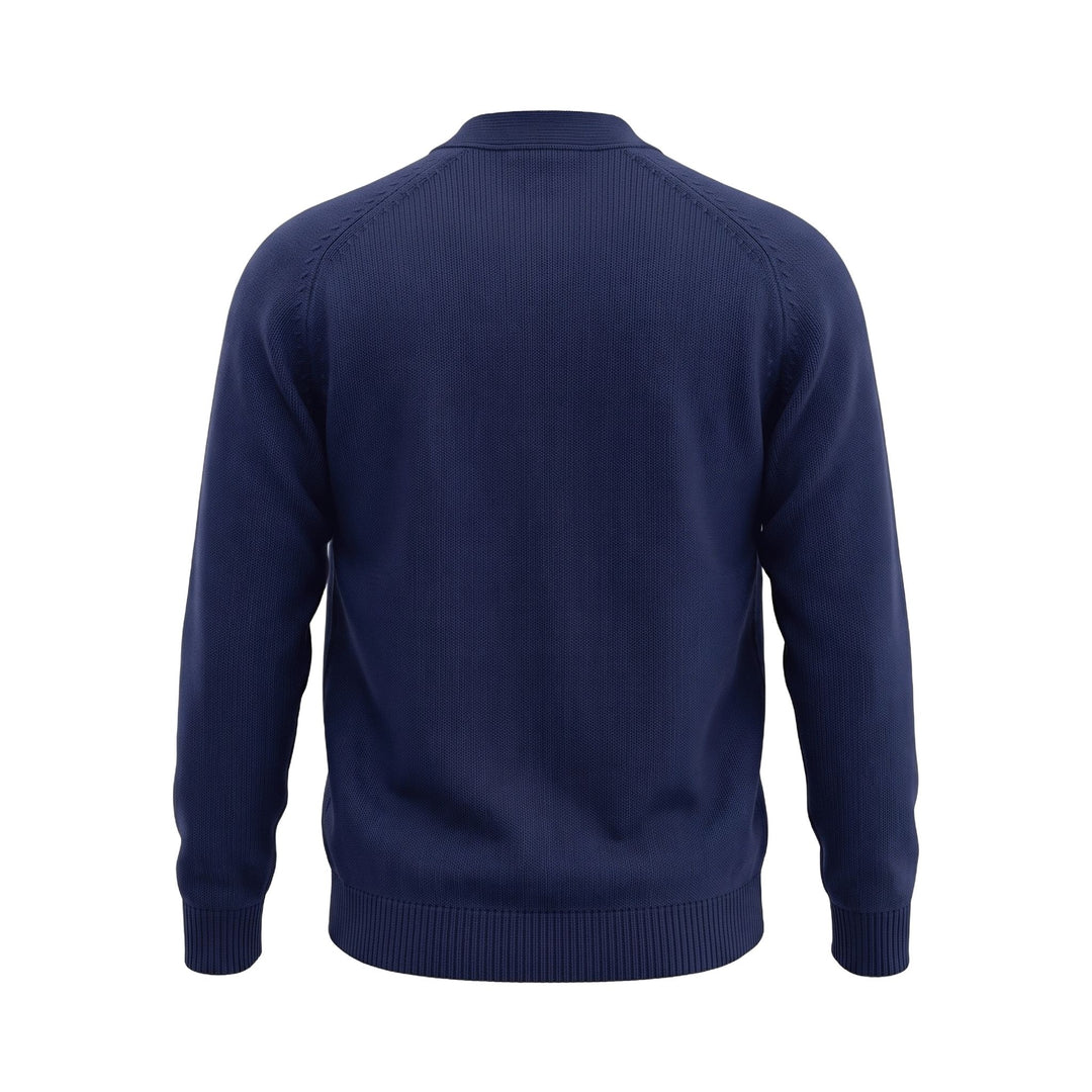 Chesapeake's IVY VARSITY WOOL CARDIGAN YALE NAVY Blu - foto 2