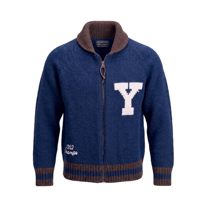 Chesapeake's YANKEES CHAMP WOOL STADIUM ZIP NAVY Blu - foto 1