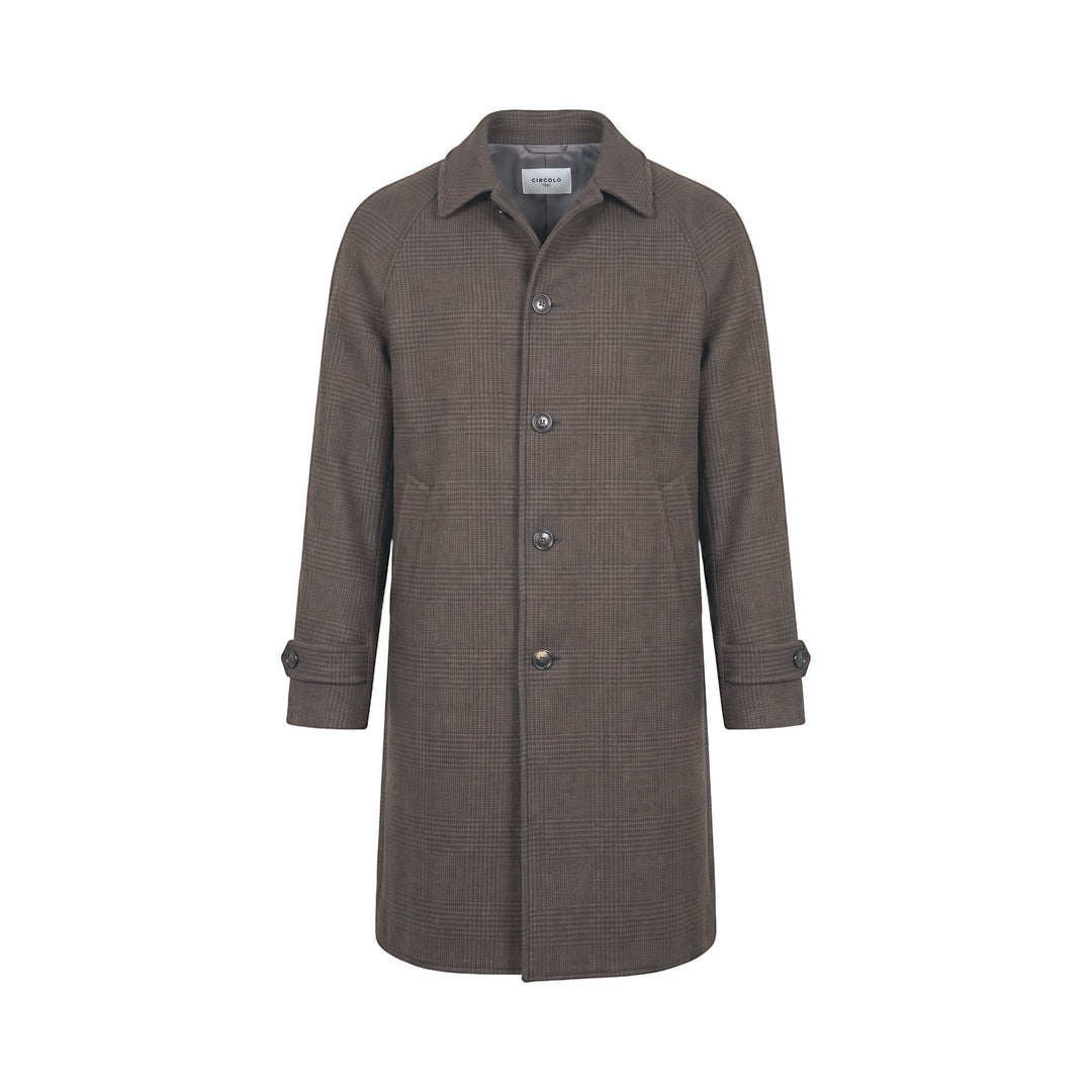 Circolo 1901 COAT R.G.DYED LAVA VERGINE MINERALGREEN Marrone - foto 1