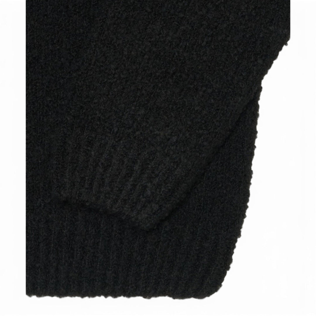 Edwin DUN TEXTURED SWEATER BLACK Nero - foto 7