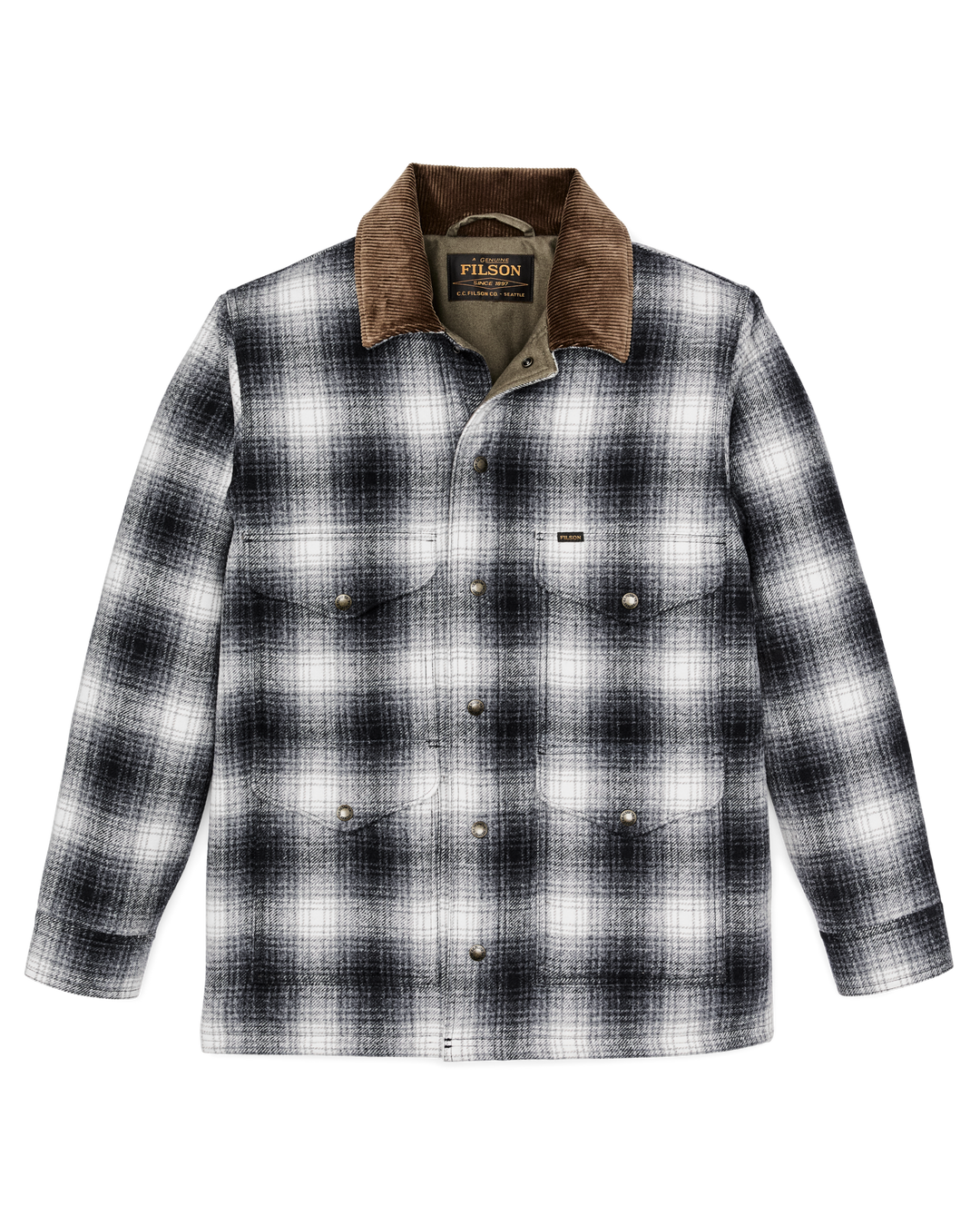 Filson Spokane Insulated Cruiser Charcoal Ombre Grigio - foto 2