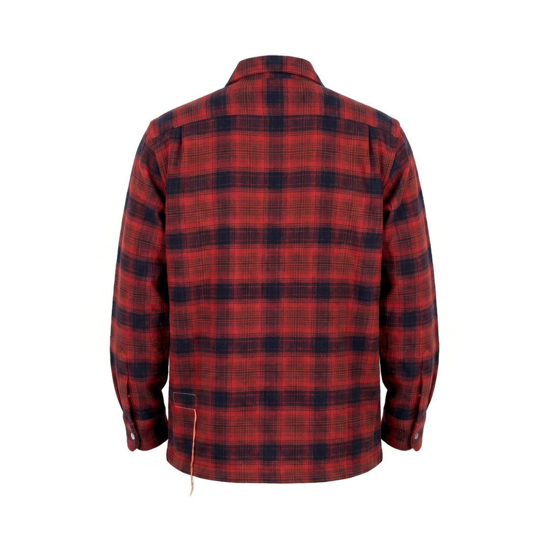 Fortela BAKER CAMICIA BOWLING COTONE A QUADRI RED Rosso - foto 2