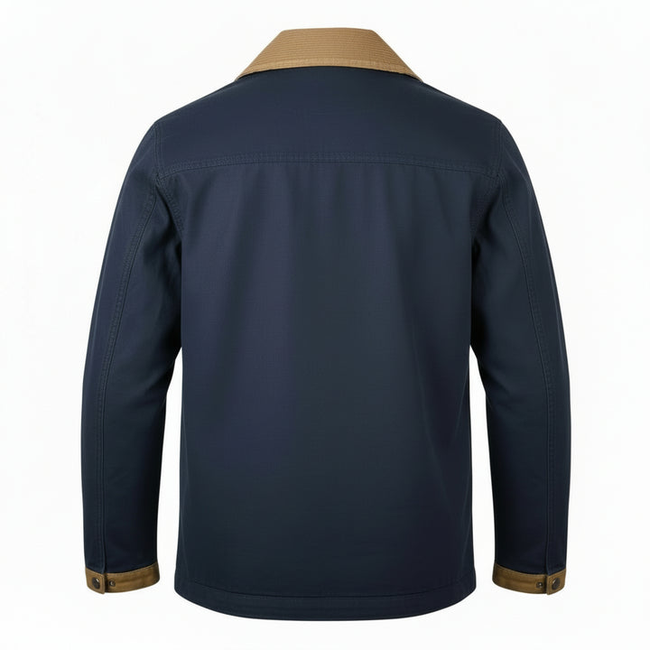Fireman Canvas Lined Jkt Bedford Blå