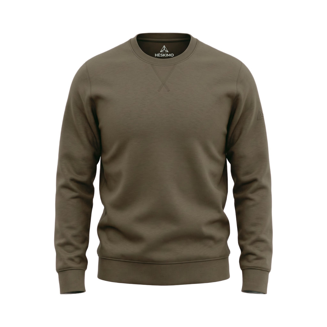 Heskimo GIRICOLLO INTERLOCK MORO Marrone - foto 1