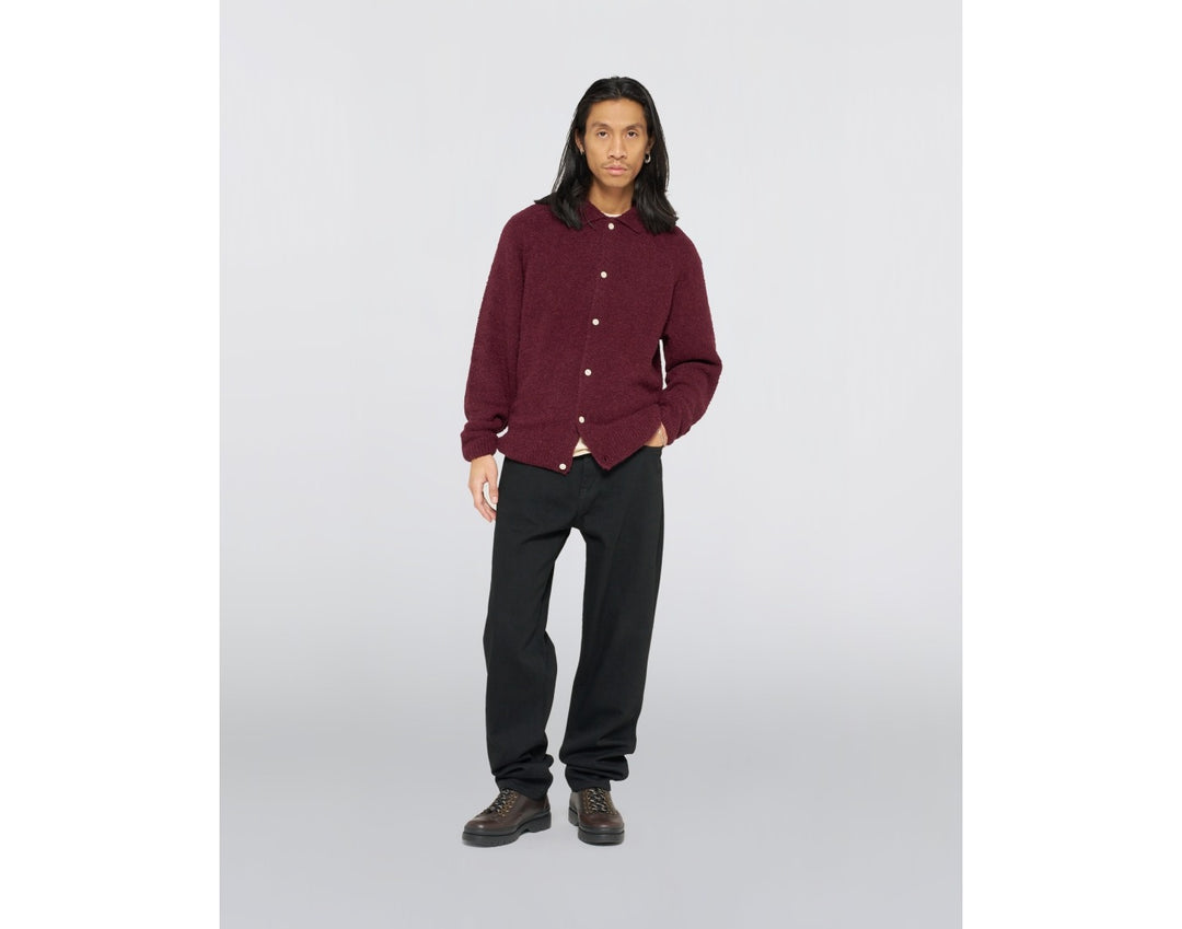 GEMINI CARDIGAN BURGUNDY