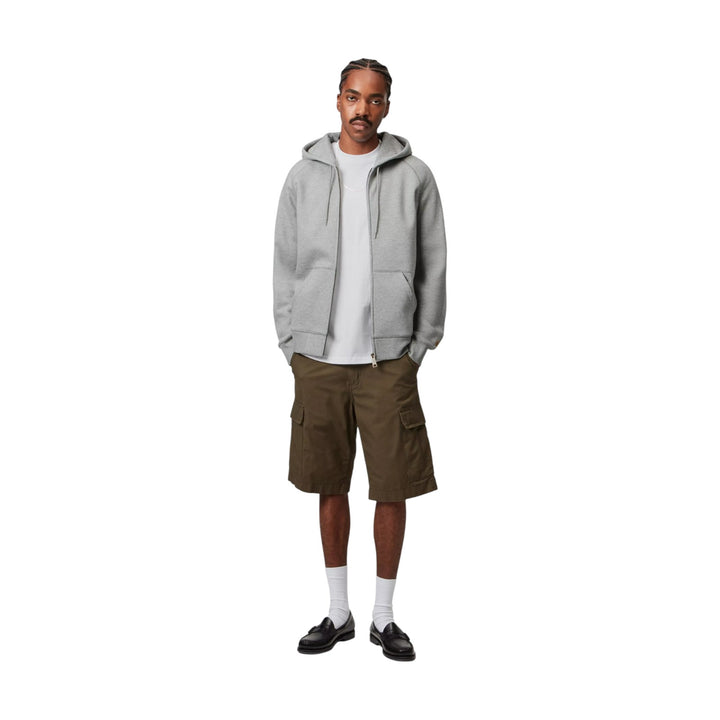 Hooded Chase Jacket Grey Heather / Gold