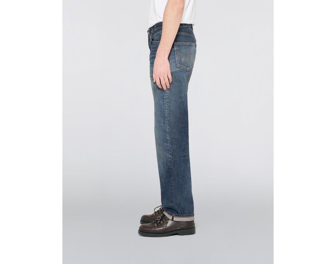REGULAR STRAIGHT JAPAN DARK USED BLUE