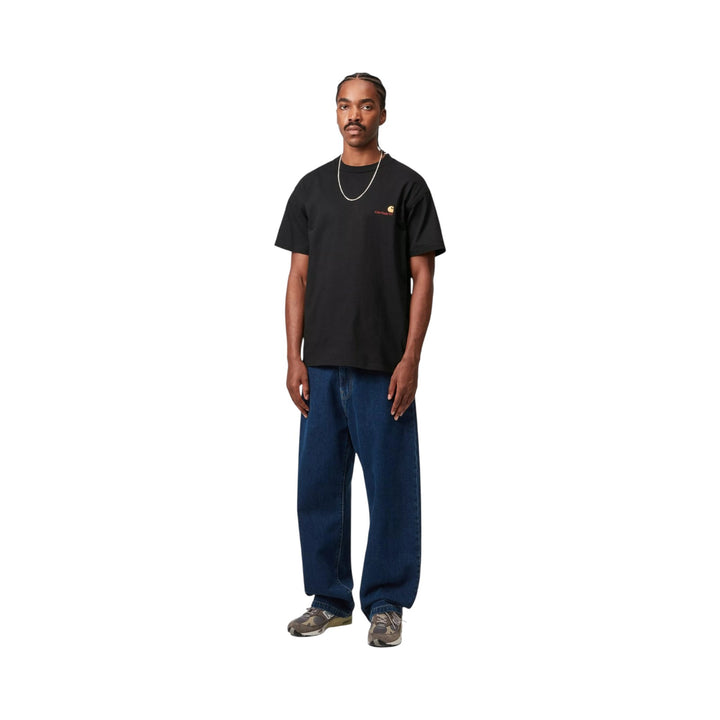 S/S American Script T-Shirt Svart