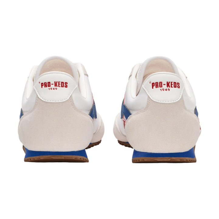 Racer 77 i vit nylon och röd/blå