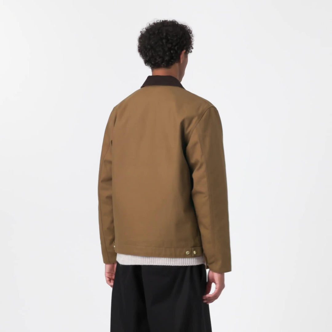 DETROIT JACKET HAMILTON BROWN TOBACCO RIGID