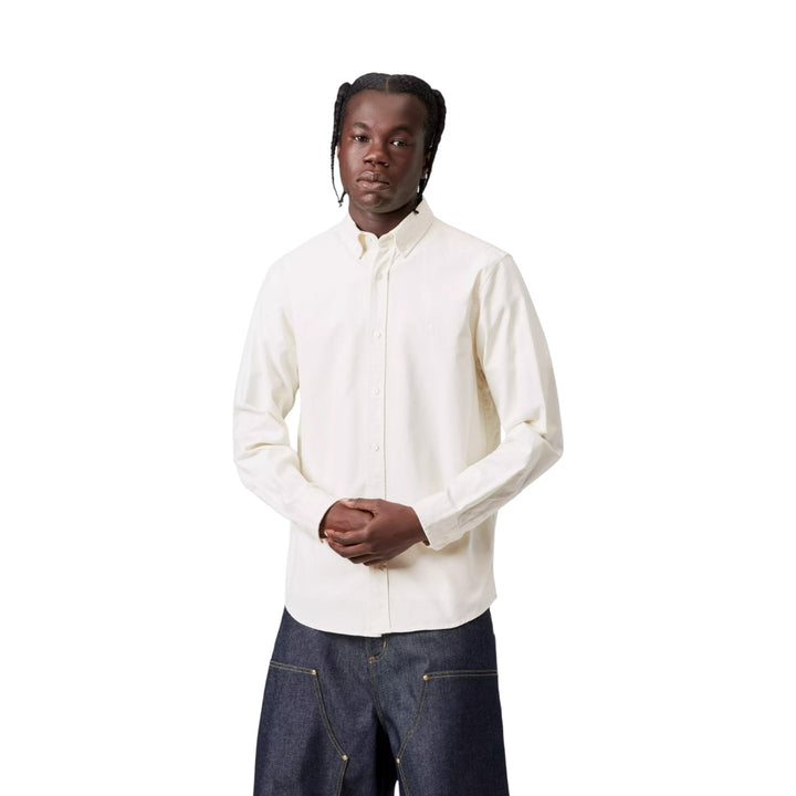 L/S Bolton Shirt Vit Skjorta