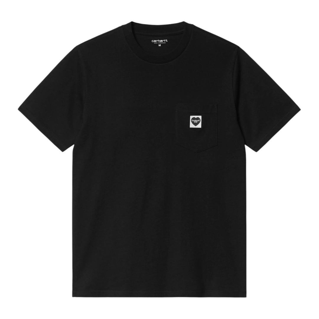 S/S SMALL HEART T-SHIRT BLACK