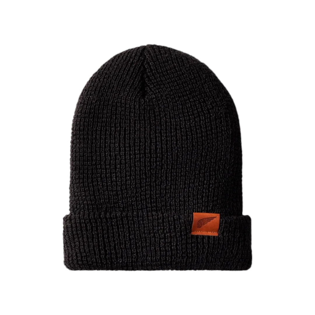 98098 SHANIKO WAFFLE KNIT BEANIE SVART