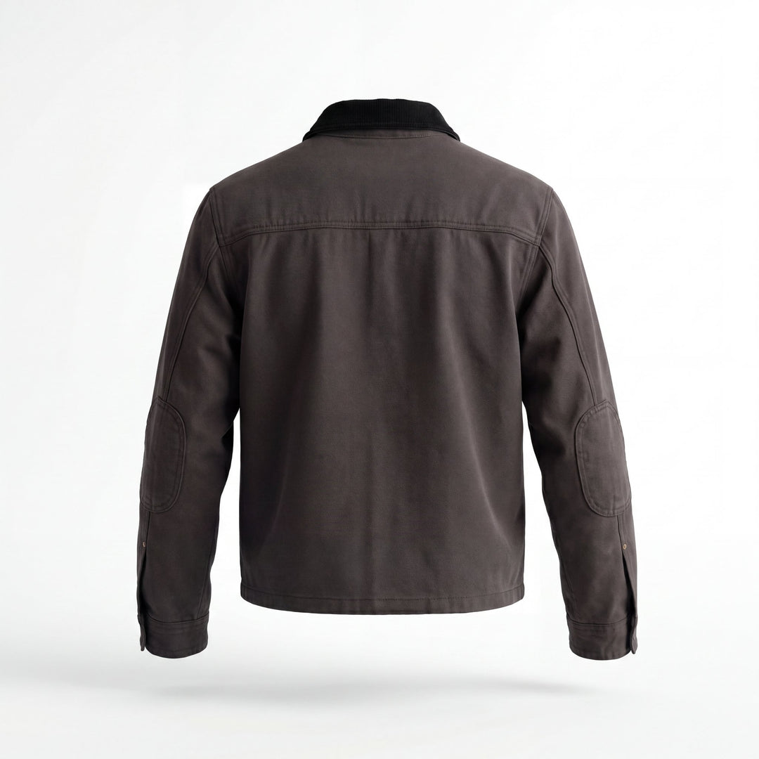 Iron and Resin BRONSON BULL  DRILL DENIM JACKET CHARCOAL Nero - foto 2