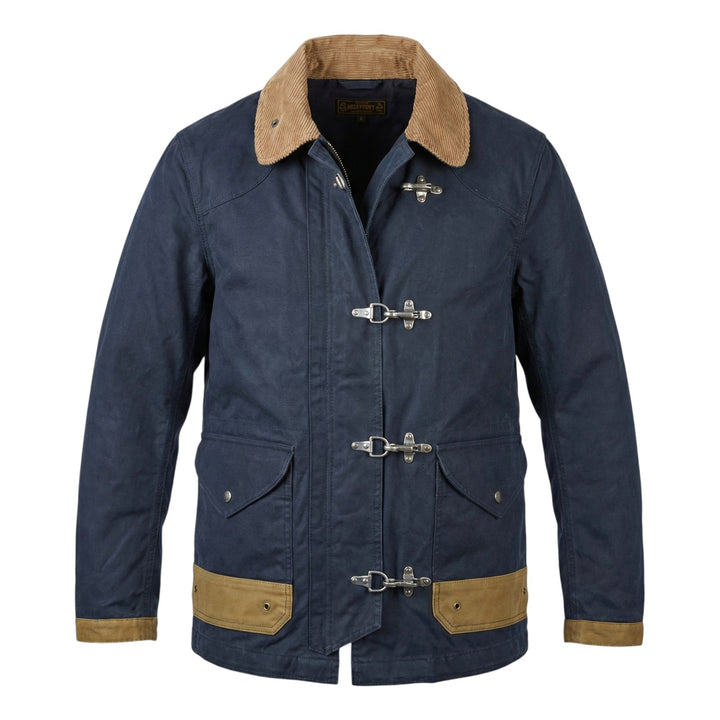 Fireman Canvas Lined Jkt Bedford Blå