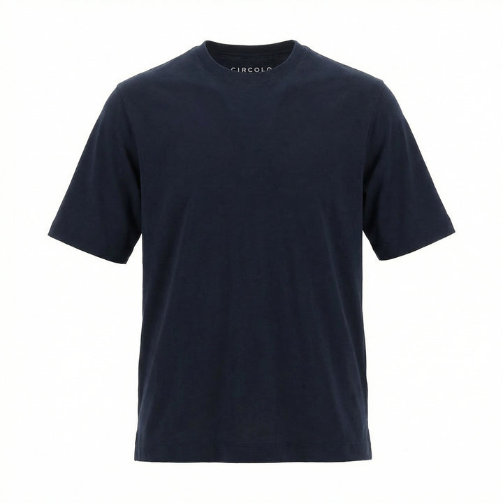T-Shirt Premium Våffelmönstrad Blå