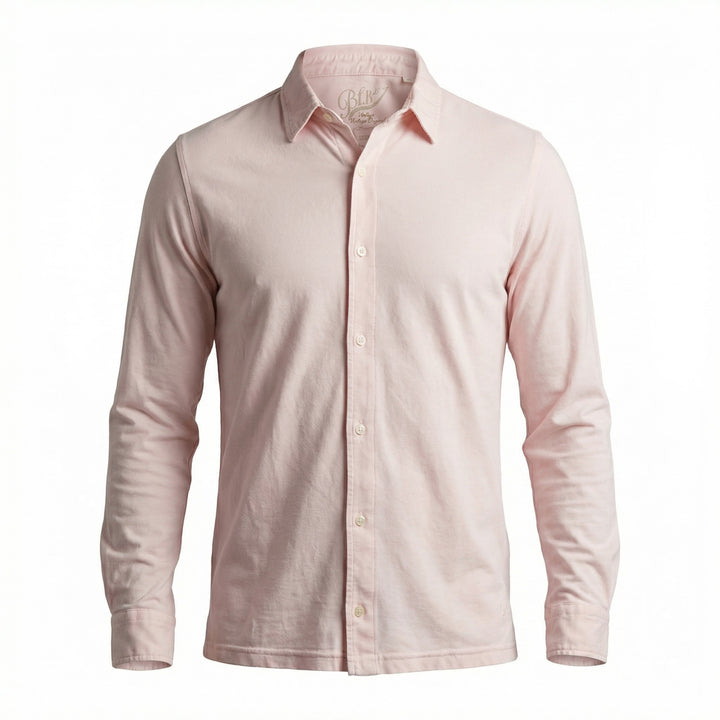 Hartford Långärmad Skjorta i Jersey Rosa