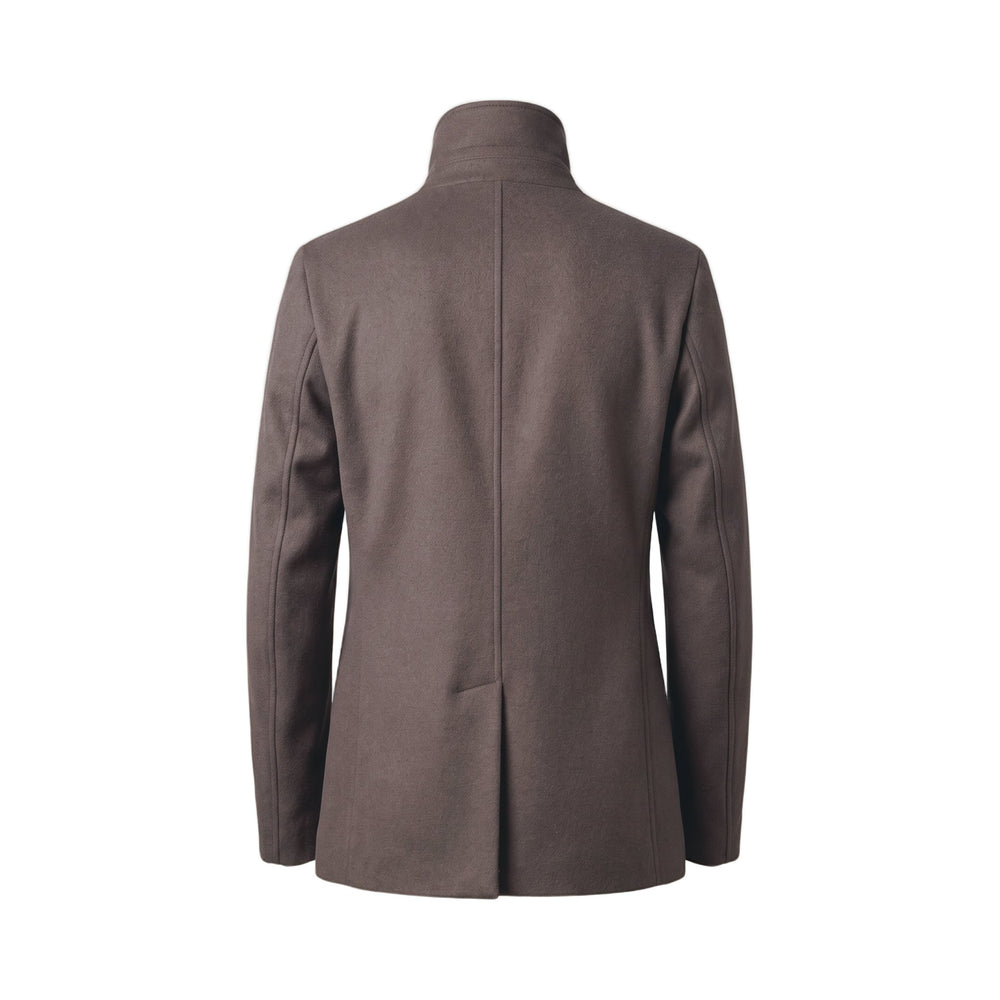 Overiwer PEACOAT IN LANA CORDA Marrone - foto 2