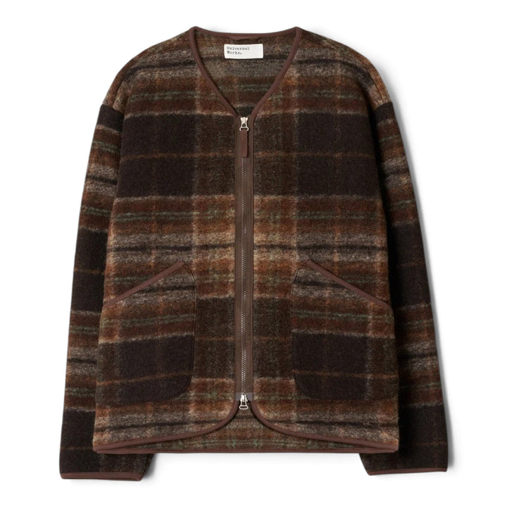 Military Liner Jacket Pino Wool Fleece Brown