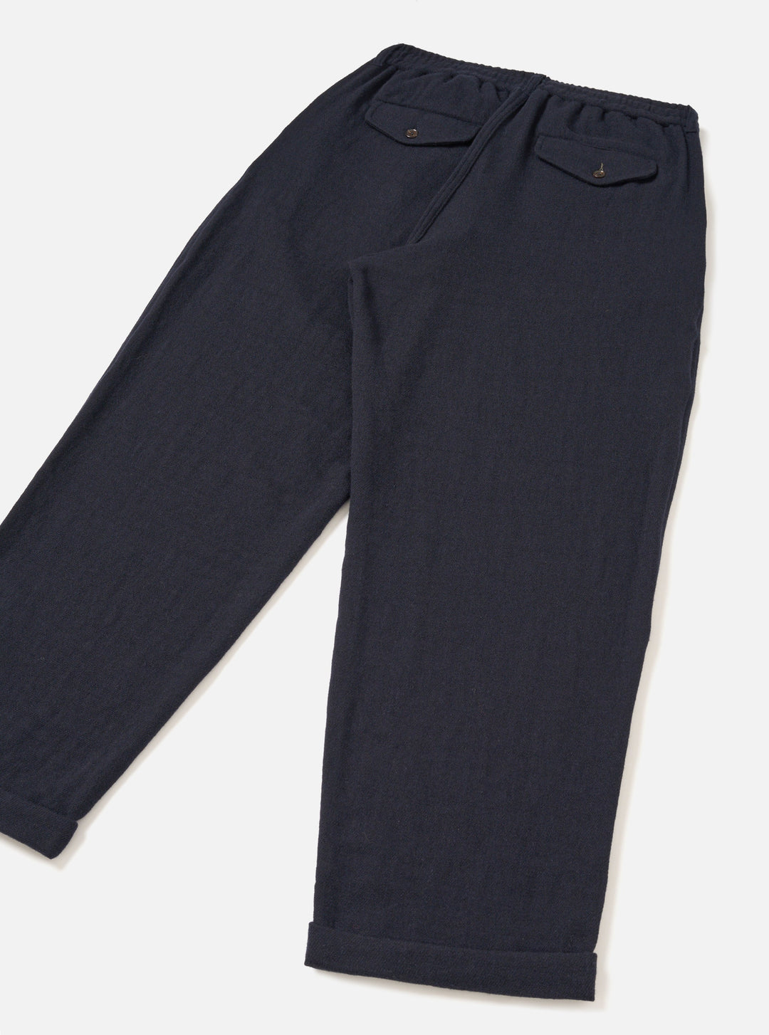 Universal Works Lindberg Pant Robin Wool Mix Dark Navy Blu - foto 5