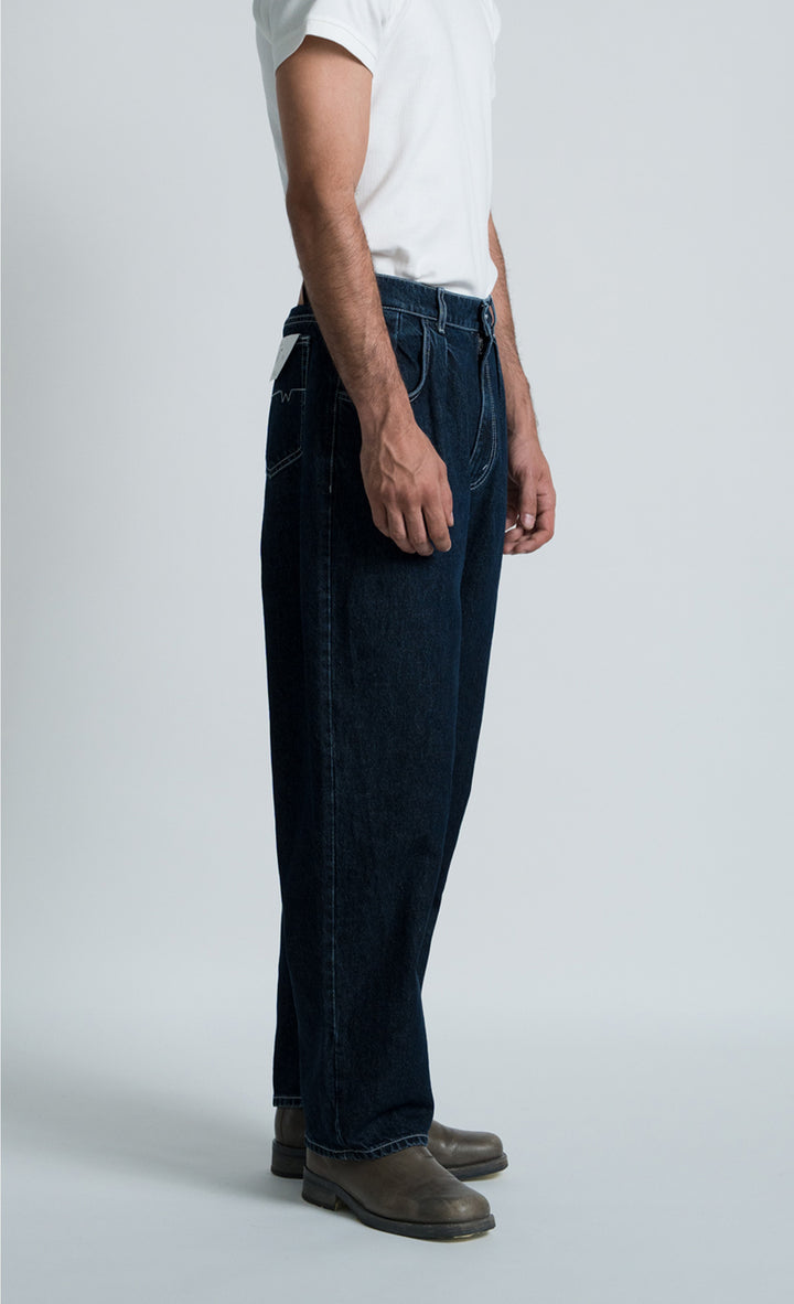 Wooden Jeans Pit Over Blu - foto 10